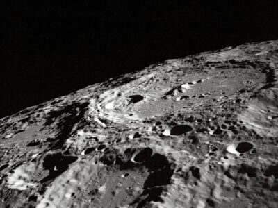 photo of moon surface